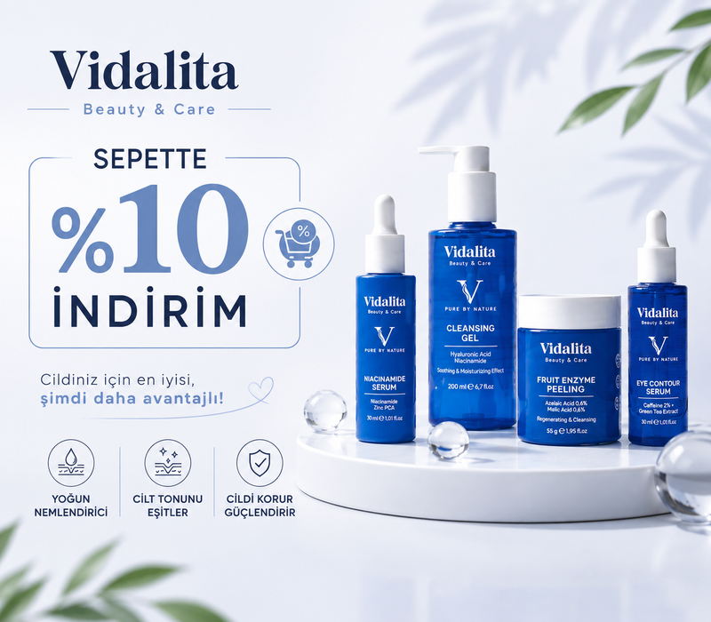 Yüz Bakımı Ürünlerinde Sepette %10 İndirim