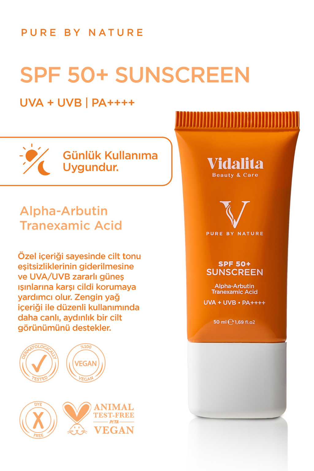 SPF 50+ Güneş Koruyucu Krem