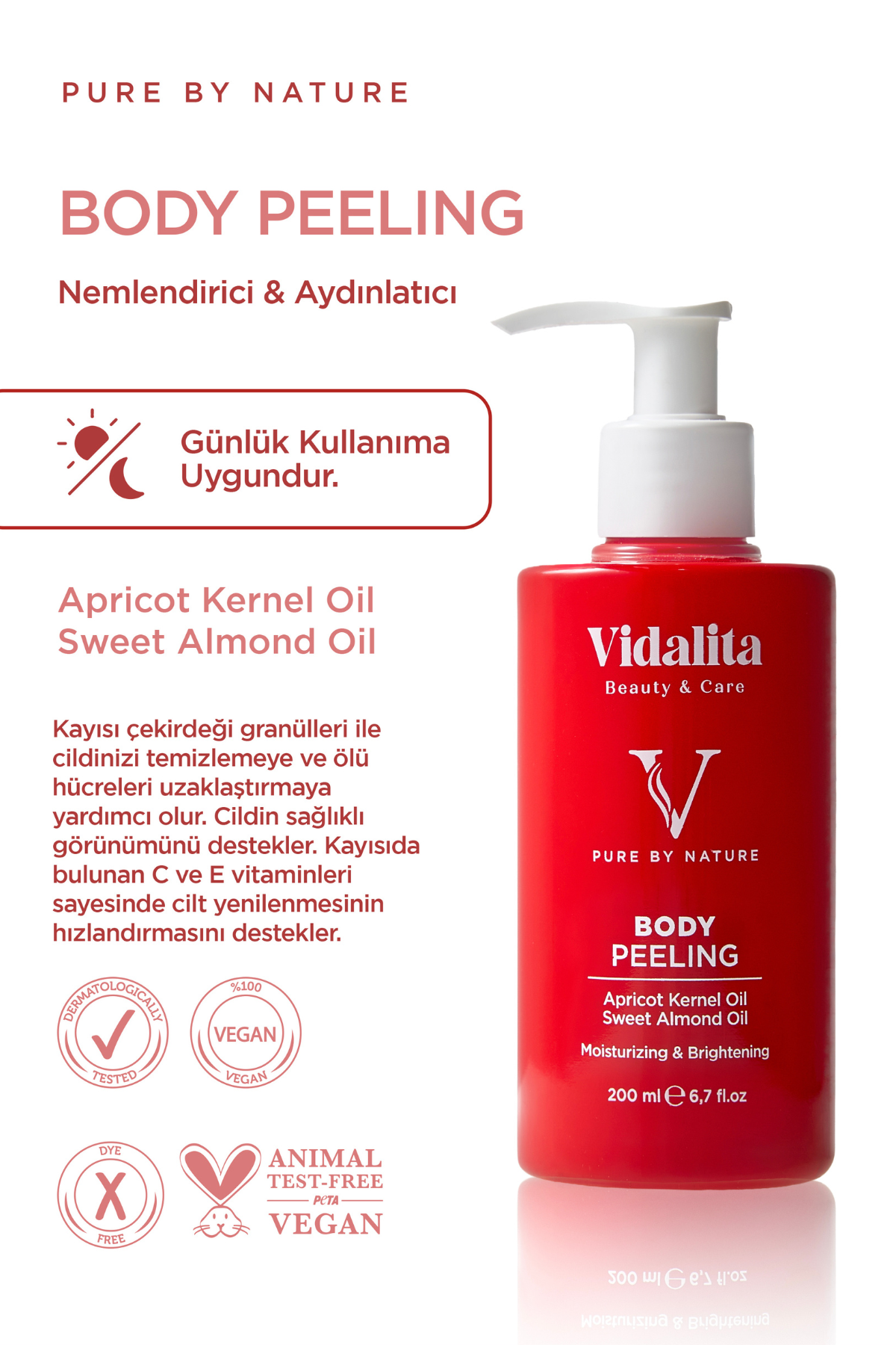 Kayısı Çekirdeği İçerikli Body Peeling